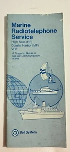 Marine Radiotelephone Service HF MF VHF Bell System 1979 Two-way Communication - Bild 1 von 15