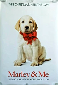 Marley & Me 2008 Original Movie Theater Poster D/S 27x40 Rolled in Sleeve Unused - Picture 1 of 4