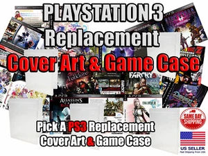 PS3 PlayStation 3 Custom Game Cover Art Box Art And Game Case - Picture 1 of 205