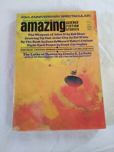 Amazing Science Fiction Stories May 1971 Ted White, Ursula Le Guin, Bob Shaw K14