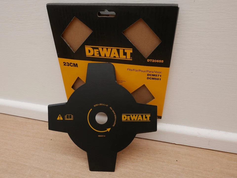 DEWALT DT20655 23CM 4 WING TIP BLADE FOR DCM571 54V BRUSH CUTTER - Image 1 of 1