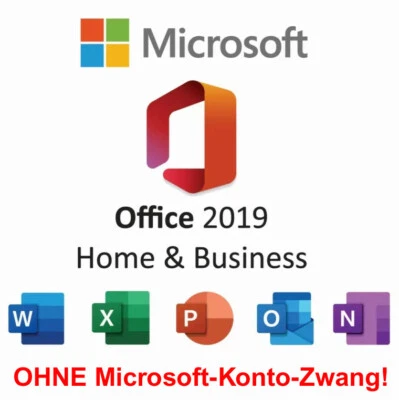 Microsoft Office 2019 Home & Business mit Supportanspruch | Download + Lizenz - Bild 1 von 4