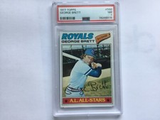 1977 Topps George Brett 3rd Year Card PSA 7