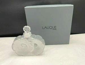 Vintage LALIQUE 2 Fleurs Flacon Bottle Perfume Bottle Signed FAST SHIP! - Picture 1 of 8