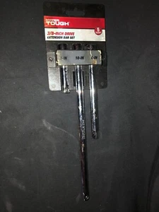 Hyper Tough 3 PC 3/8" Drive Extension Bar Set for Socket Sets*BRAND NEW* - Picture 1 of 4