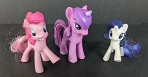 My Little Pony Horses Toys Figures 2010 MLP 3" 3 Pink Purple White - Picture 1 of 9