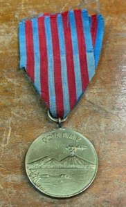 Segunda Guerra Mundial 5º Medalla del Ejército de la Entrada de los Ejércitos Aliados en Nápoles 1943 1 de octubre SU69 - Imagen 1 de 18