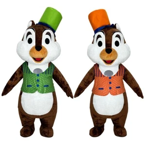 Mr. Squirrel Inflatable Costume Plush Walking Mascot Outfit Adult Cosplay Party - Picture 1 of 15