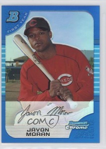 2005 Bowman Chrome First Year Blue Refractor /150 Javon Moran #229 Rookie RC