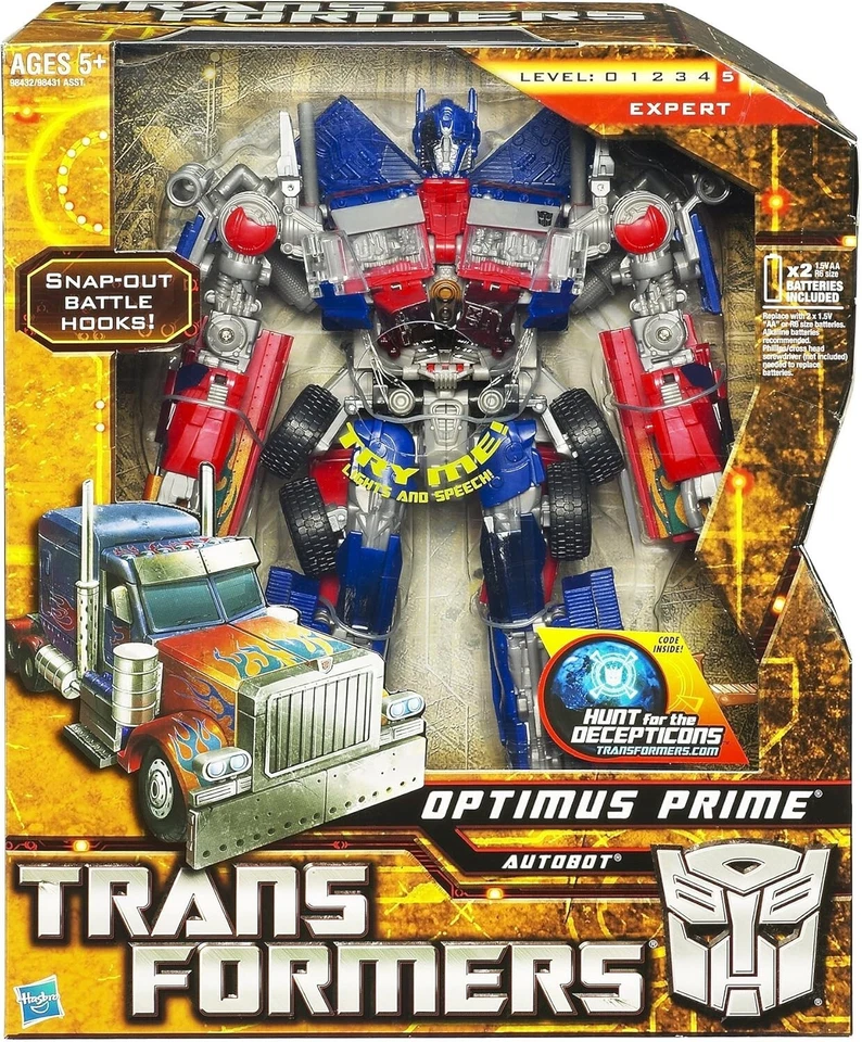 Hasbro Transformers Optimus Prime Movie 2 Rotf Leader Misb Action Figure