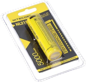 Nitecore Accu LI-ION 3.6V Type 21700 NL2150R 5000mAh USB-C - Picture 1 of 8