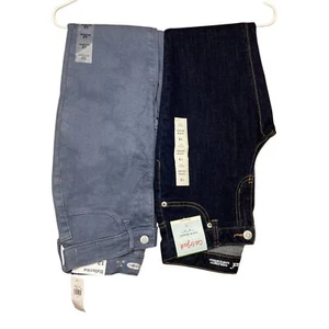 Old Navy Cat & Jack Jeans Super Skinny Ballerina Fit Blue Tie Dye Girls Size 12 - Picture 1 of 8