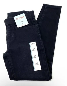 Cat & Jack Girls Size 6X Ultimate Stretch Jegging Pull-On Black - Picture 1 of 8