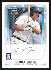 2011 Bowman Prospects  Corey Jones #BP43 Detroit Tigers