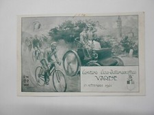CARTOLINA LOMBARDIA VARESE CONVEGNO CICLO AUTOMOBILISTICO 1901