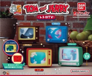 TOM and JERRY Retro TV Complete 4 Types set Capsule Toy Gacha - Picture 1 of 3