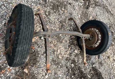 1934 35 ? DODGE ? TRUCK FRONT AXEL VINTAGE HOT ROD PROJECT CHEVY? FORD? NO SHIP Foto 1 de 4