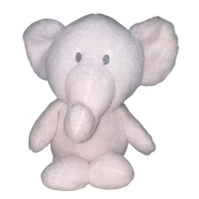Juguete de peluche Kellytoy elefante rosa sonajero peluche bebé niños brillo suave Foto 1 de 4