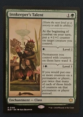 MTG Magic the Gathering Innkeeper's Talent (180/427) Bloomburrow - Image 1 of 4