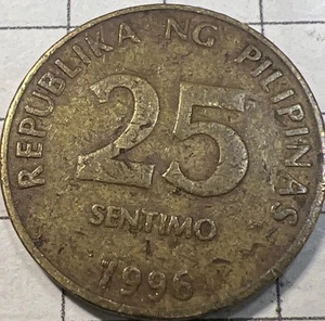 Philippines 1996 / 1993 ? 25  sentimo World Foreign Coin Combine Shipping - Picture 1 of 6
