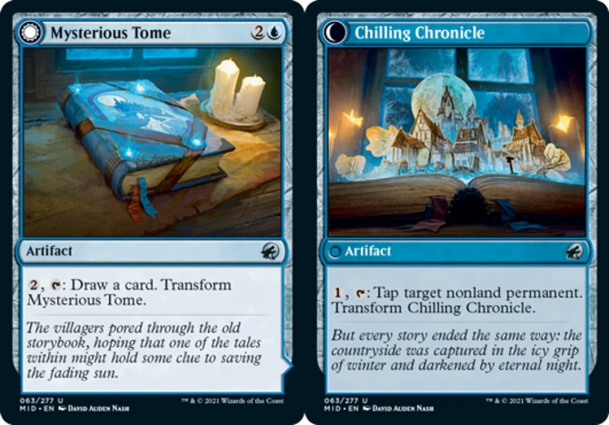 Mysterious Tome // Chilling Chronicle - Innistrad: Midnight Hunt - English - NM - Image 1 of 1