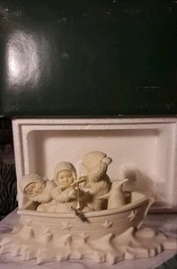 Reparto 56 Snowbabies Winken, Blinken & Nod ritirato nella scatola originale - Foto 1 di 18