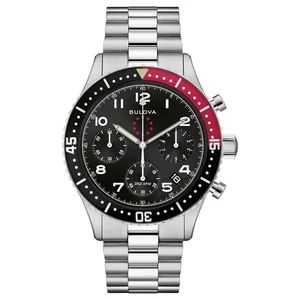 Bulova Men's Marine star Black Dial Watch - 98B451 - Picture 1 of 1
