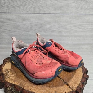 Altra Olympus 4 Trail Running Shoes Coral Navy Foot Shape Vibram Women Size 8.5 - Picture 1 of 9