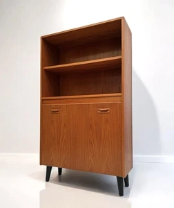 VINTAGE RETRO G PLAN FRESCO TEAK BOOKCASE SHELVING DISPLAY DRINKS CABINET 1970s - Picture 1 of 18