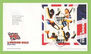 G.B. 2005 Host City 2012 Miniature sheet on Royal Mail First Day Cover, Tallents - Picture 1 of 1