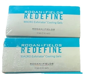 Rodan + Fields Redefine Macro Exfoliator Cooling Gels 8 Gels Each SEALED LOT/2 - Picture 1 of 3