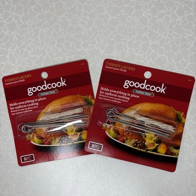 GoodCook Turkey Lacers 2 Pack 16 Pc Poultry Pins & String for Roasting Cooking - Image 1 of 3