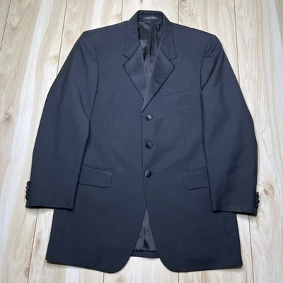 Chaqueta Blazer Paul Smith Esmoquin Para Hombre Talla 38R Negra Lana Mezcla Mohair Foto 1 de 4