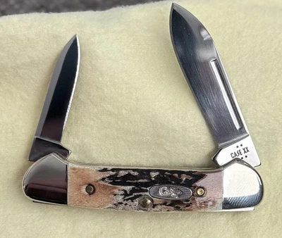 Case XX Genuine Stag Baby Butterbean Pocket Knife No 05537. 4/8/25 - Image 1 of 4