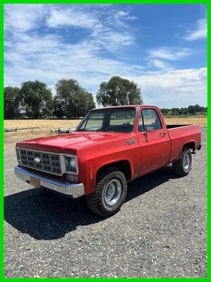 Chevrolet C10 1977 personalizado de lujo 1/2 tonelada camión de carga corta stock # 633370 Foto 1 de 4