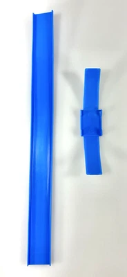 Hot Wheels Replacement Blue 12" Track with Connector - Image 1 of 4