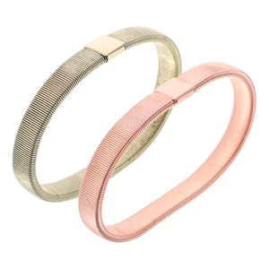 2 Piezas Camisa Manga Anillo Hombre Ligas para Soporte Antideslizante Bandas de Vestir - Imagen 1 de 12