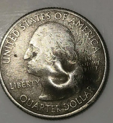 quarter dollar 2014 struck trough observe error - Image 1 of 3