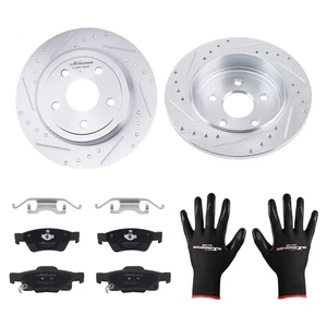 Rear L&R Brake Rotors&Ceramic Pads Set for Dodge Durango 2011-20 S-53061 P-1498 - Picture 1 of 12