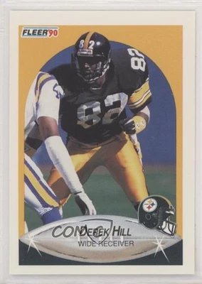 1990 Fleer Derek Hill #142 Rookie RC - Image 1 of 2