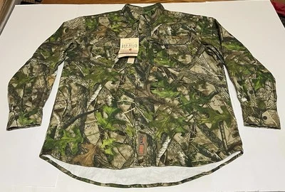 Redhead Shirt Men's L True Timber HTC Camo Button Up Silent Hide Flex Hunting - Image 1 of 4