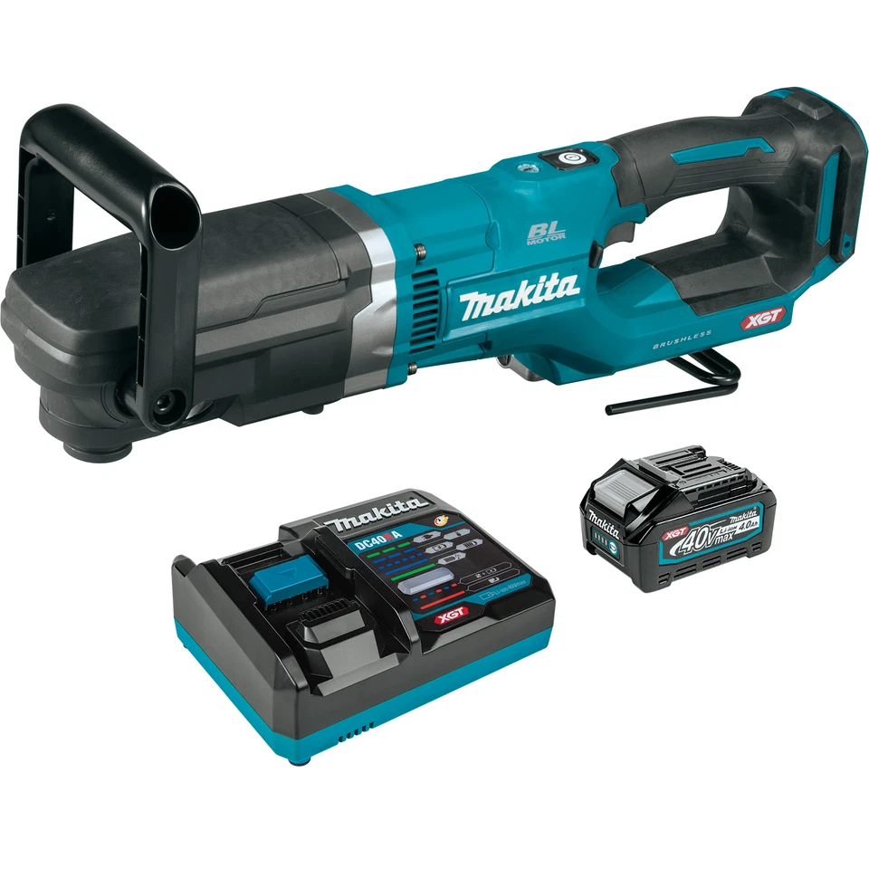 Makita GAD02M1 40V max XGT Brushless 7/16″ Hex RightAngle Drill Kit (4.0Ah) NEW! - Image 1 of 2