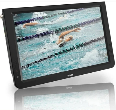 Rywob 12” Portable TV LCD 1080P Rechargeable Battery HDMI, USB, ATSC, AV input - Image 1 of 4