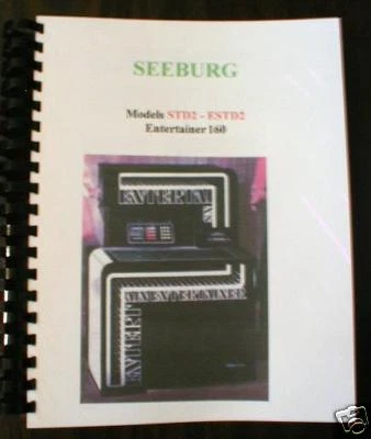 Seeburg Modelo STD2 ESTD2 Animador Jukebox Manual  Foto 1 de 4