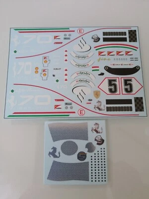 Ferrari SF70 Sebastian Vettel " 70th Anniversary + Helmet Decals " 2017 1/18  - Bild 1 von 3