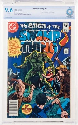 Swamp Thing #1 NEWSSTAND CBCS 9.6 NM+ DC Comics 1982 1st Issue Saga of 🔥 cgc - Image 1 of 4