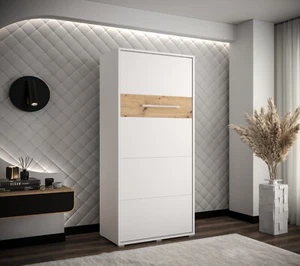 Schrankbett,Klappbett PN1,Vertikal,90x200cm, Inkl. LED Beleuchtung.Farbe wählbar - Bild 1 von 8