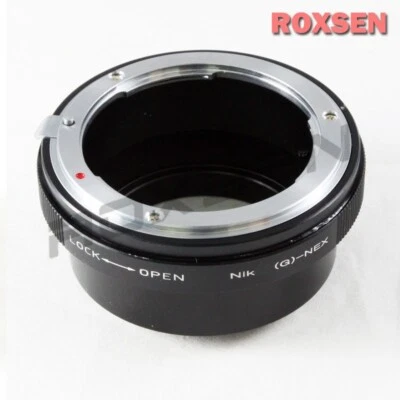 Nikon F mount G AF-S lens to Sony E mount adapter camera NEX A7 III IV A7R A6000 - Image 1 of 2