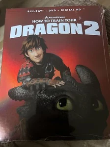 How to Train Your Dragon 2 (DVD, Blu-ray, 2014, 2-Disc Set) with Slipcover, NEW - Picture 1 of 2