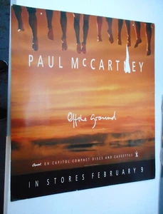 Paul McCartney (beatles) Store cardboard display poster promo "Off the Ground" - Picture 1 of 4